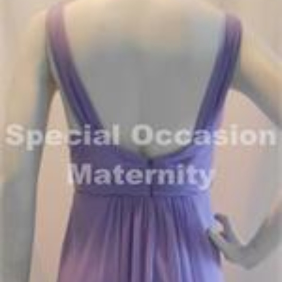 Misses Cocktail Chiffon Vneck Maternity Dress NWT - Picture 4 of 4